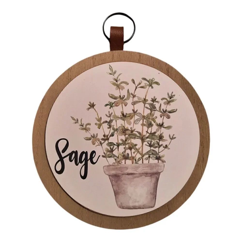 Sage Plant Hanging Wall Decor